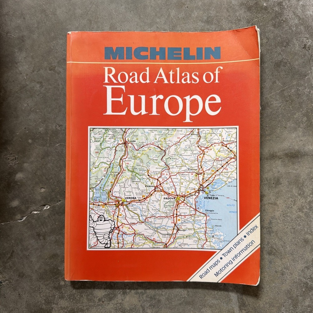 MICHELIN ROAD ATLAS OF EUROPE 1988